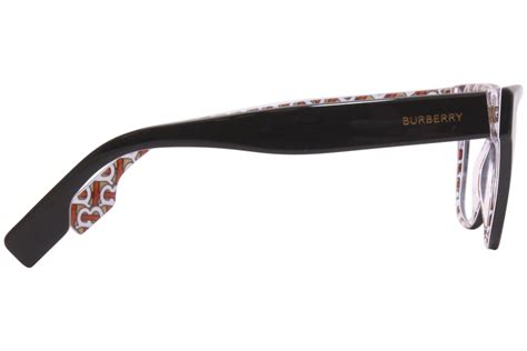 burberry 2301 red black|Burberry™ BE2301 Square Eyeglasses .